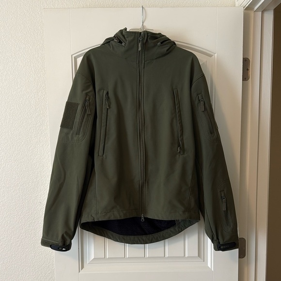 Men’s Condor Olive Green Tactical Zip Up Jacket with Hood - Picture 2 of 6